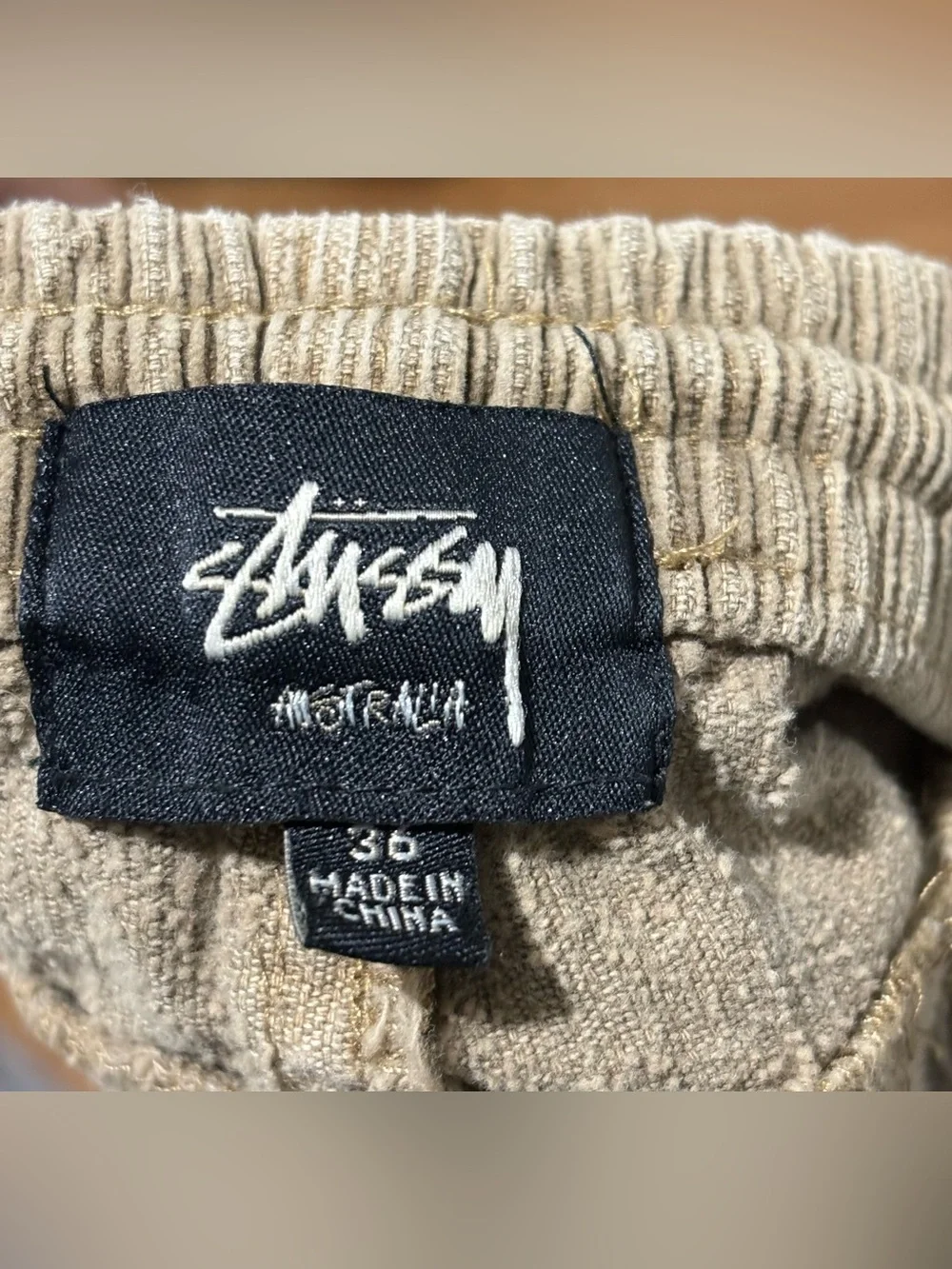 Stussy Men's Corduroy Flat-Front Shorts